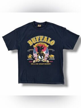 Vintage Y2K Buffalo Soldiers Big Boy Gear T-Shirt Black Size XL Made In USA